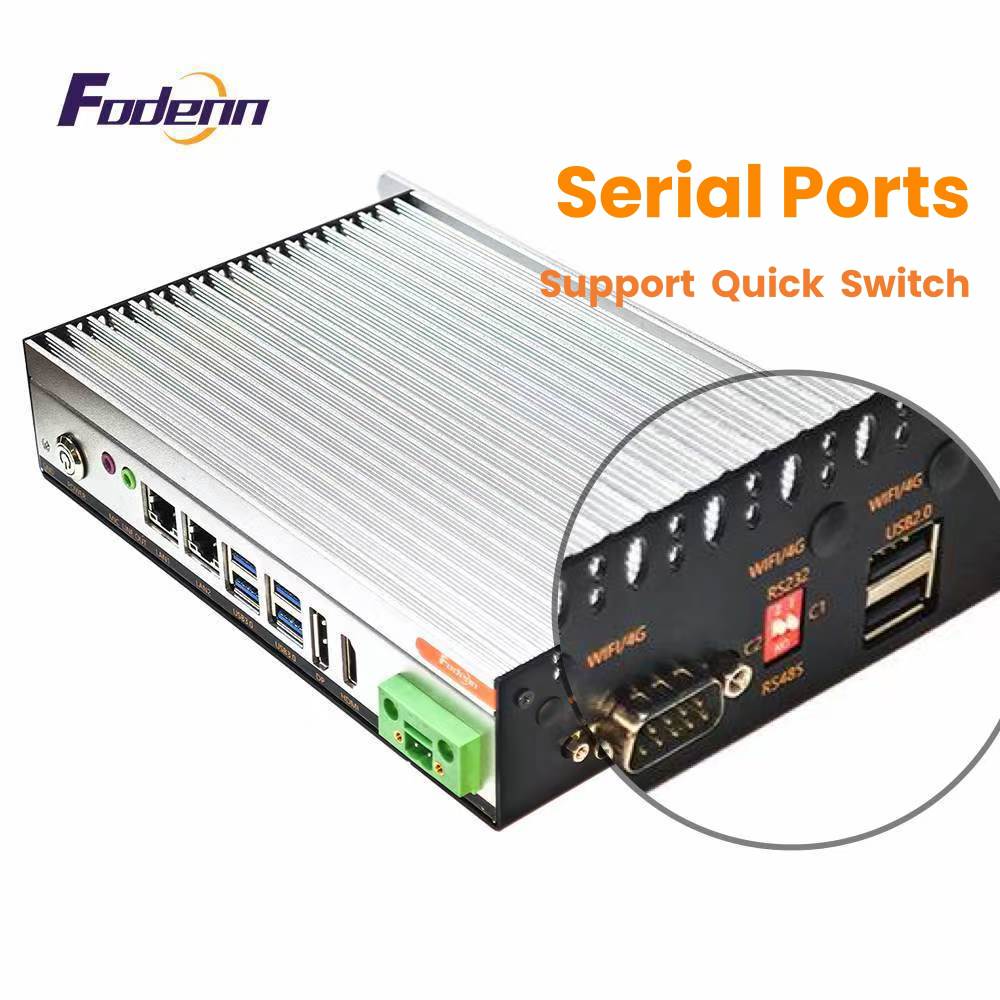 How Do Serial Ports And USB Impact The Performance Of Industrial Mini PCs?