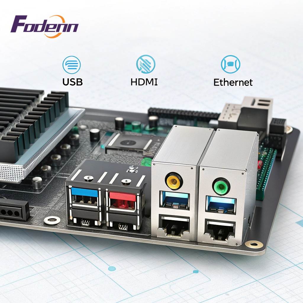 What are the advanced IO interfaces essential for industrial Mini PCs?