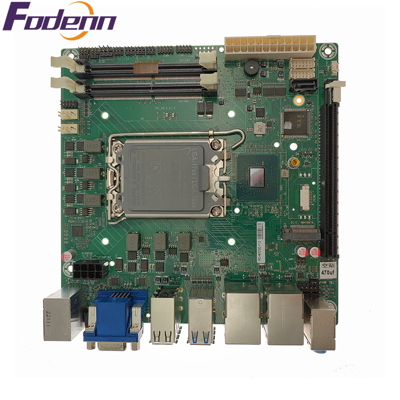 Fodenn Intel Core 12-14th Gen CPU H610 Alder Lake S industrial motherboard